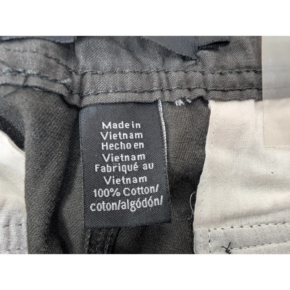 Calvin Klein Jeans Kids Size 16 Gun Metal Camouflage Cargo Pants Gorpcore NWT